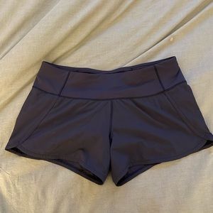 Size 8 barely used lululemon shorts navy